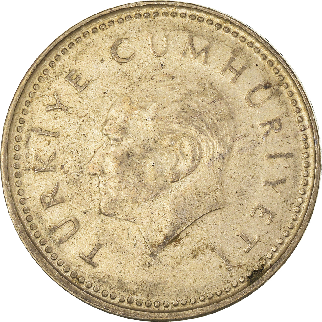 Coin, Turkey, 2500 Lira, 1991