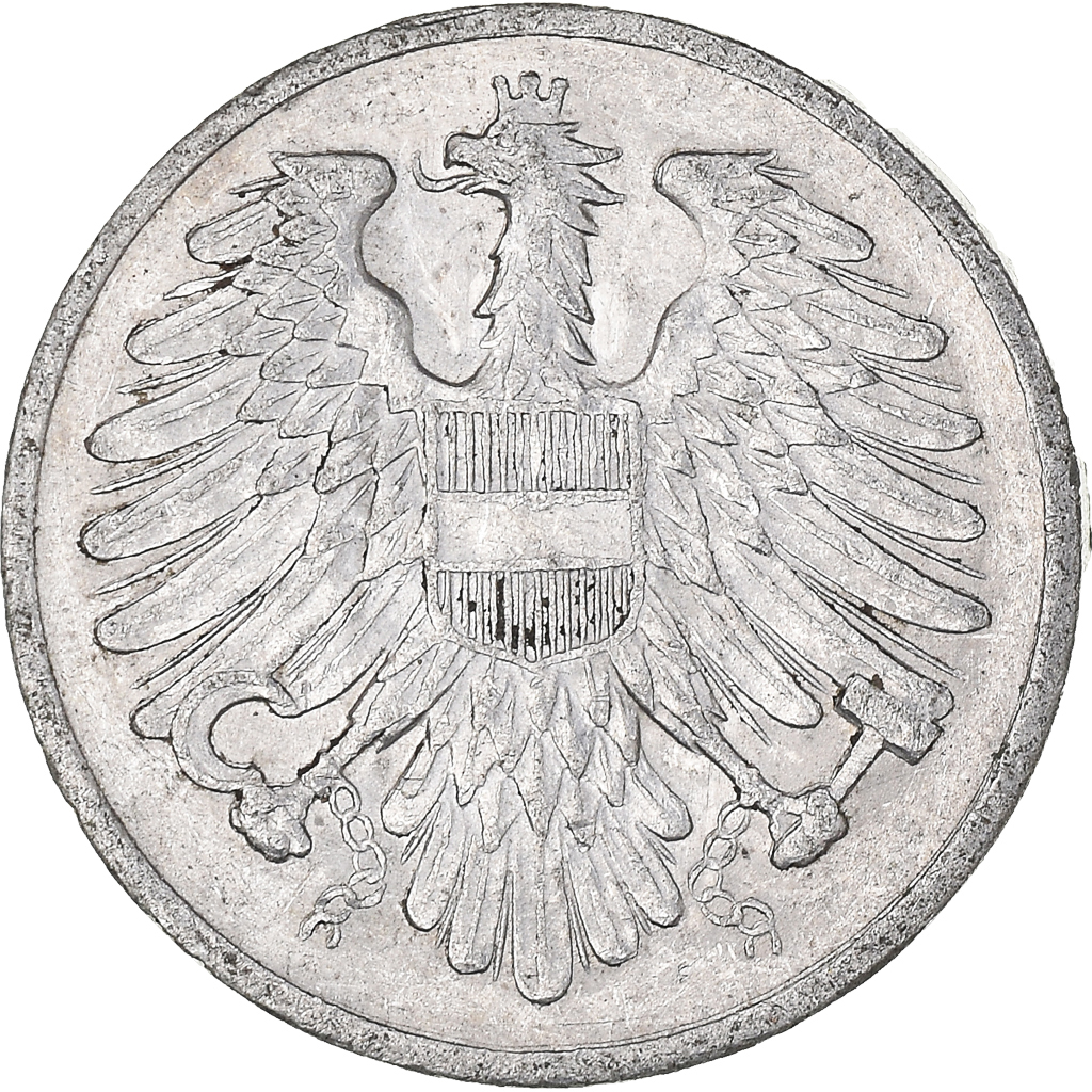 Moneda, Austria, 2 Groschen, 1957