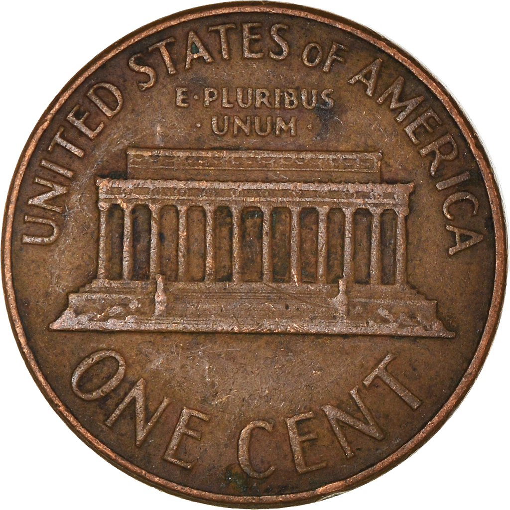 Moneda, Estados Unidos, Cent, 1962