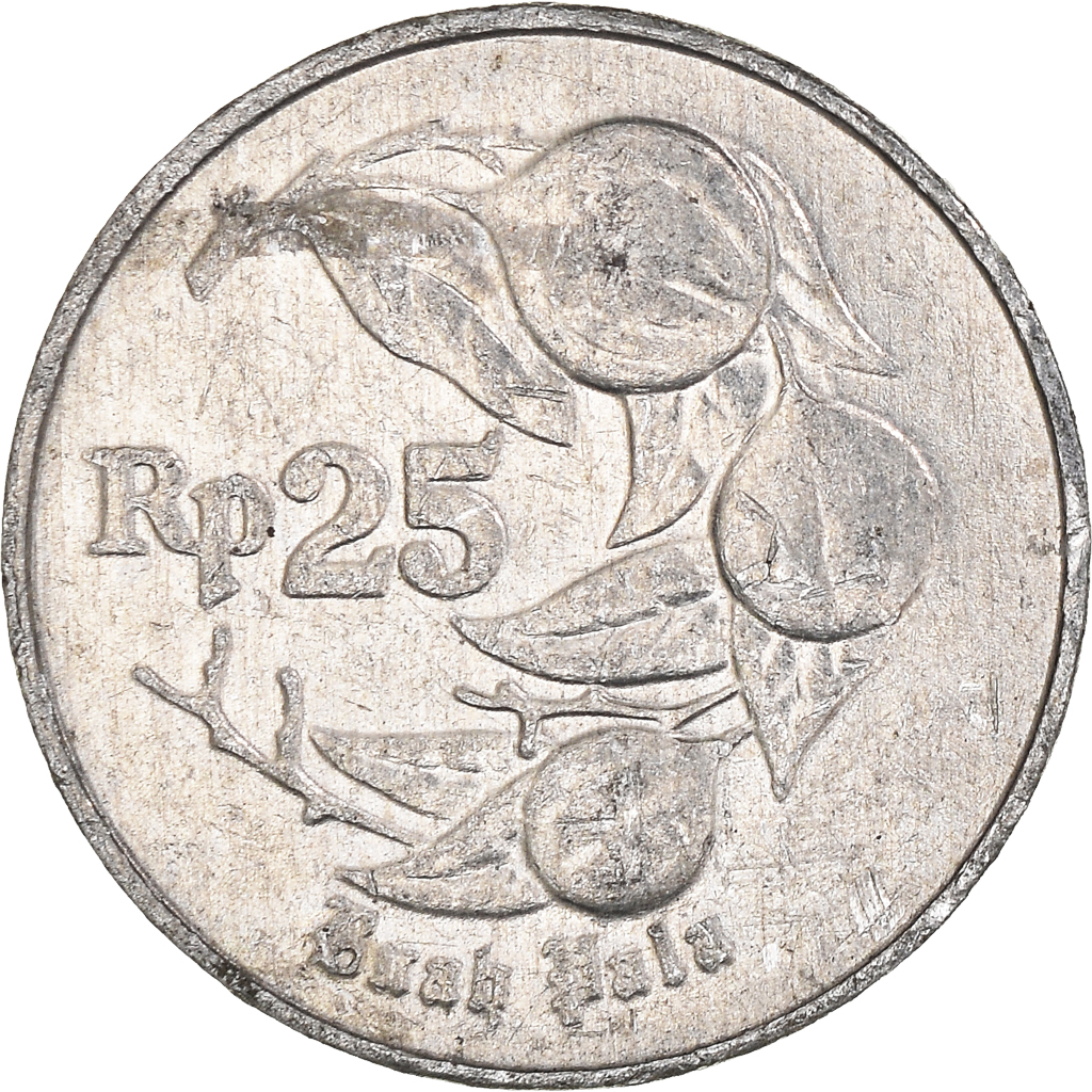 Moneda, Indonesia, 25 Rupiah, 1994