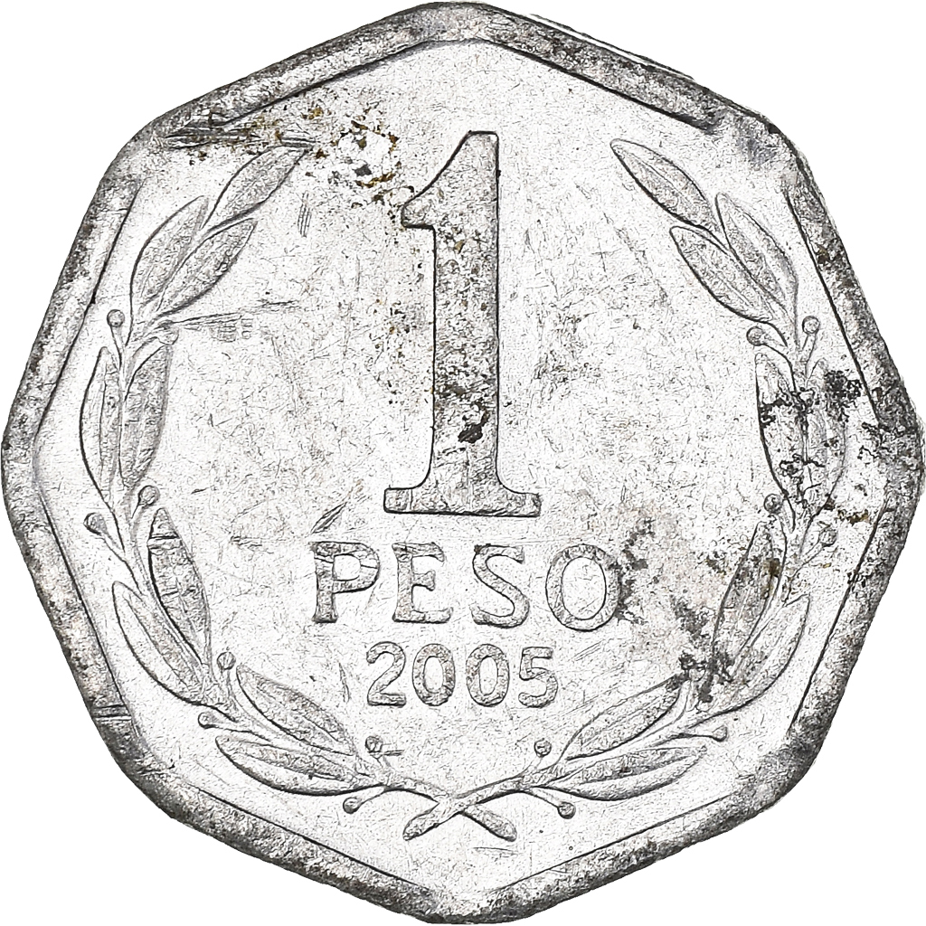 [#1000502] Munten, Chili, Peso, 2005