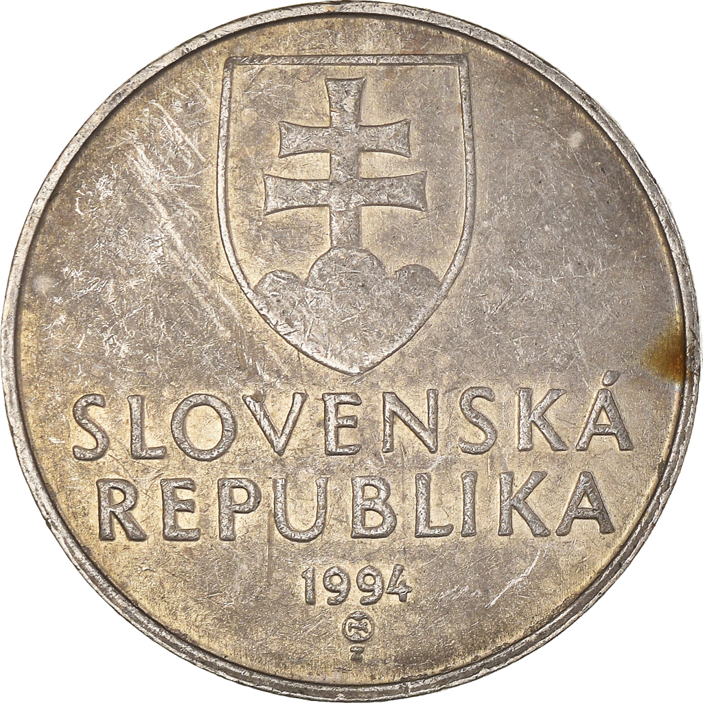 Moneda, Eslovaquia, 2 Koruna, 1994