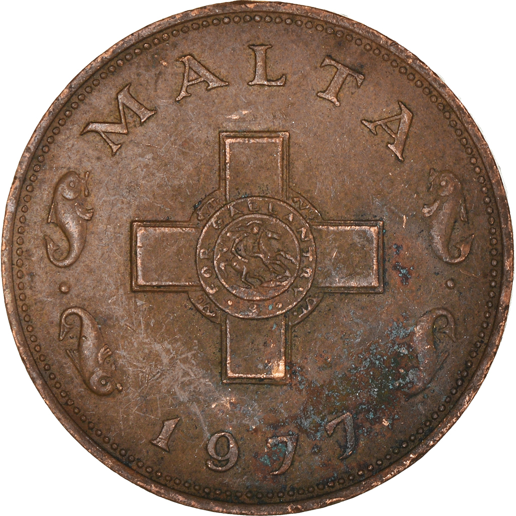 Moneda, Malta, Cent, 1977