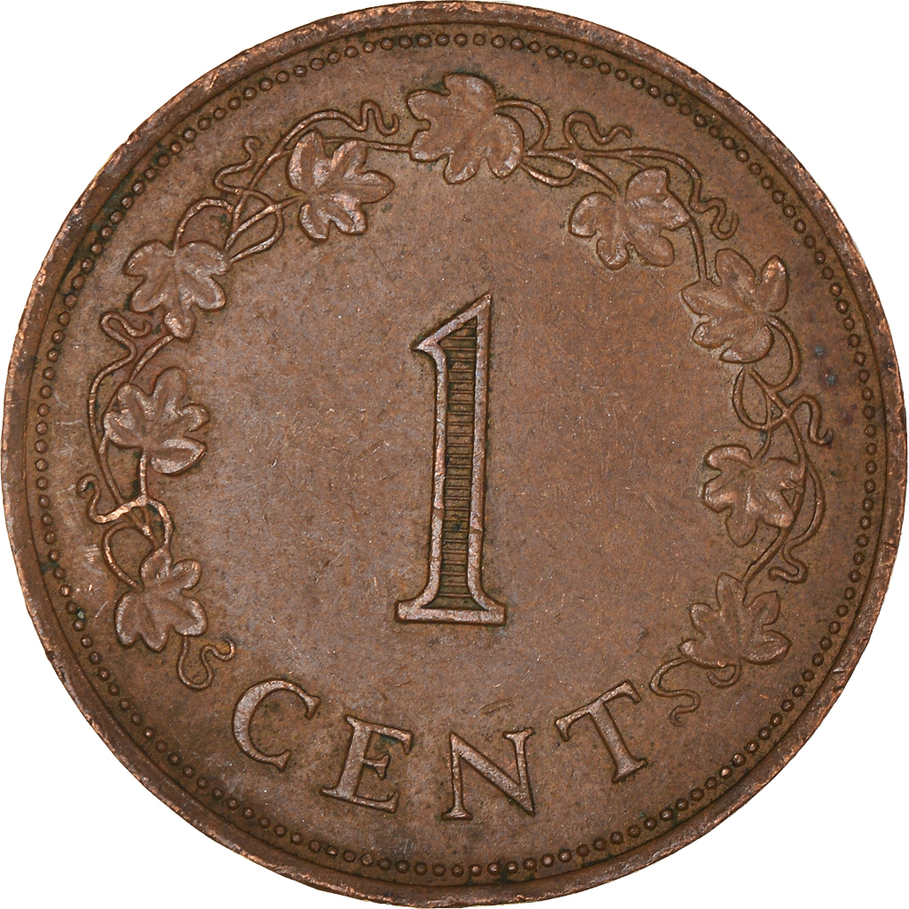 Moneda, Malta, Cent, 1977