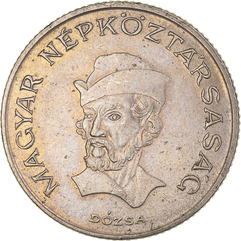 Moneda, Hungría, 20 Forint, 1989