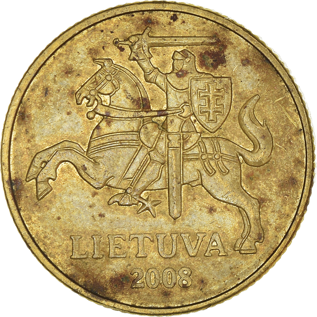 Moneda, Lituania, 20 Centu, 2008