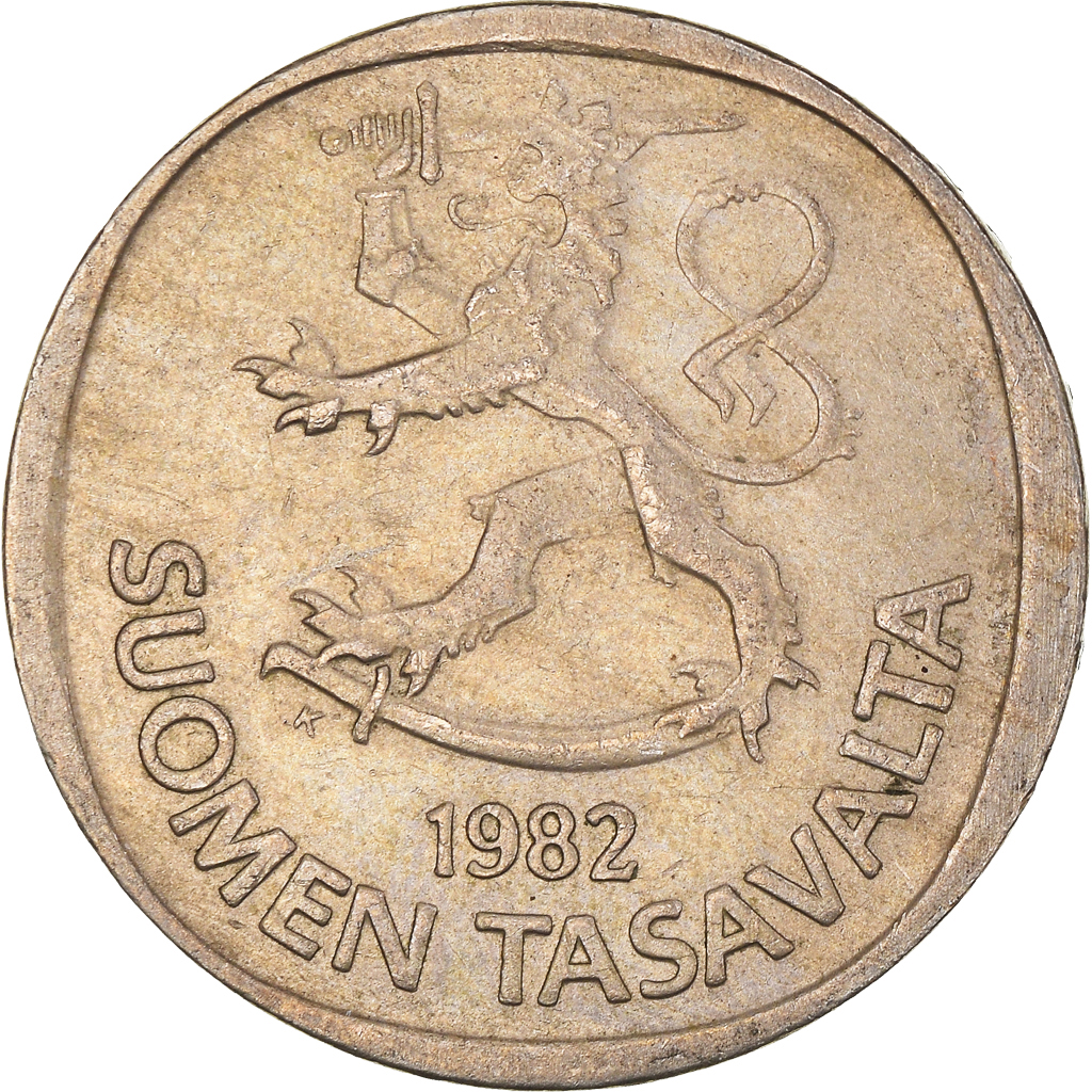 Moneda, Finlandia, Markka, 1982