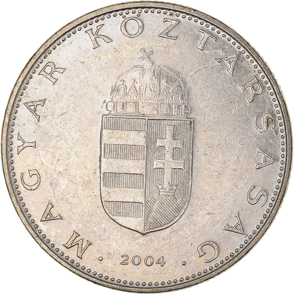 Moneda, Hungría, 10 Forint, 2004