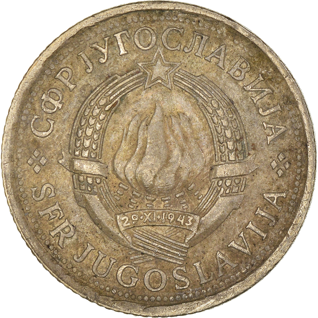 Moneda, Yugoslavia, Dinar, 1977