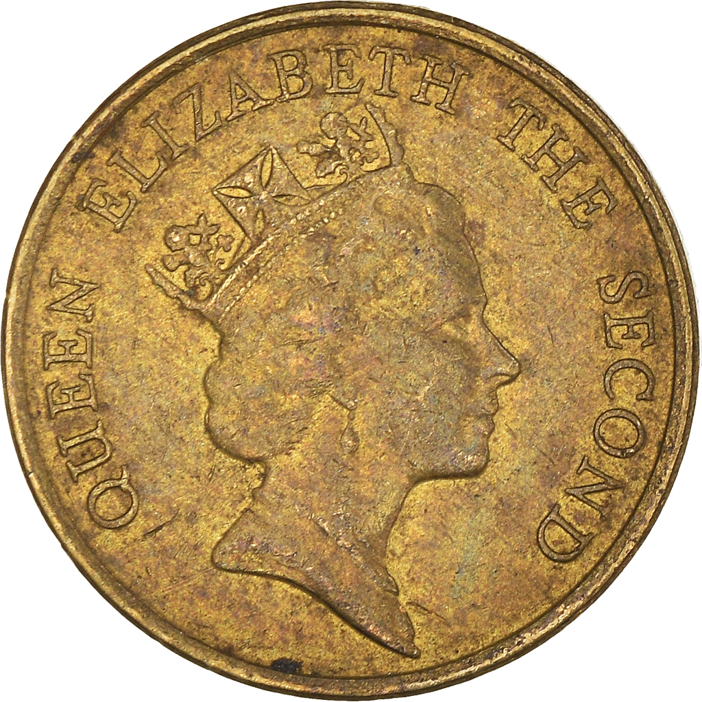 Moneda, Hong Kong, 10 Cents, 1992