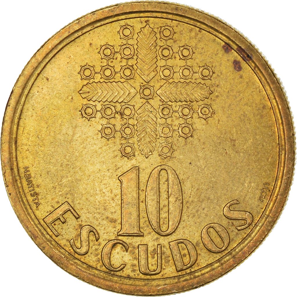 Moneda, Portugal, 10 Escudos, 1997