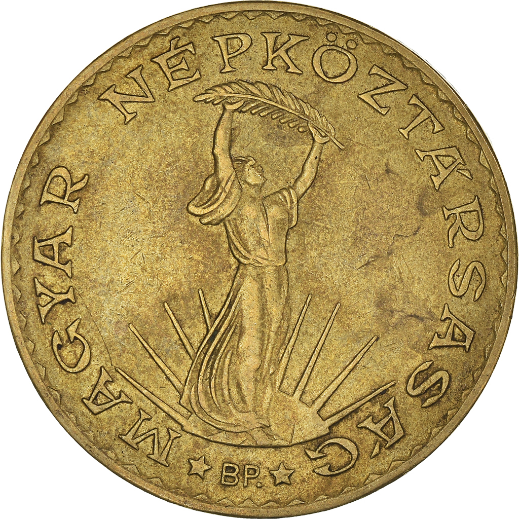 Moneda, Hungría, 10 Forint, 1987