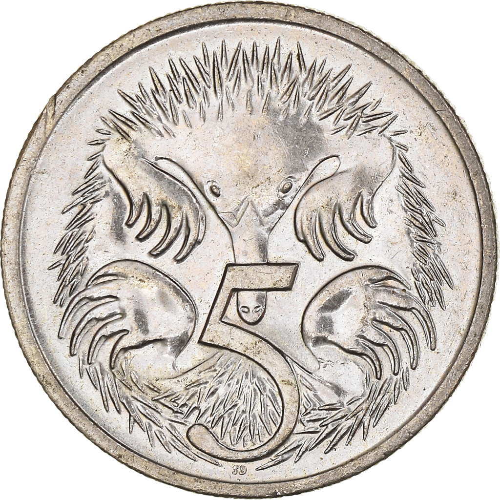 Moneda, Australia, 5 Cents, 2006