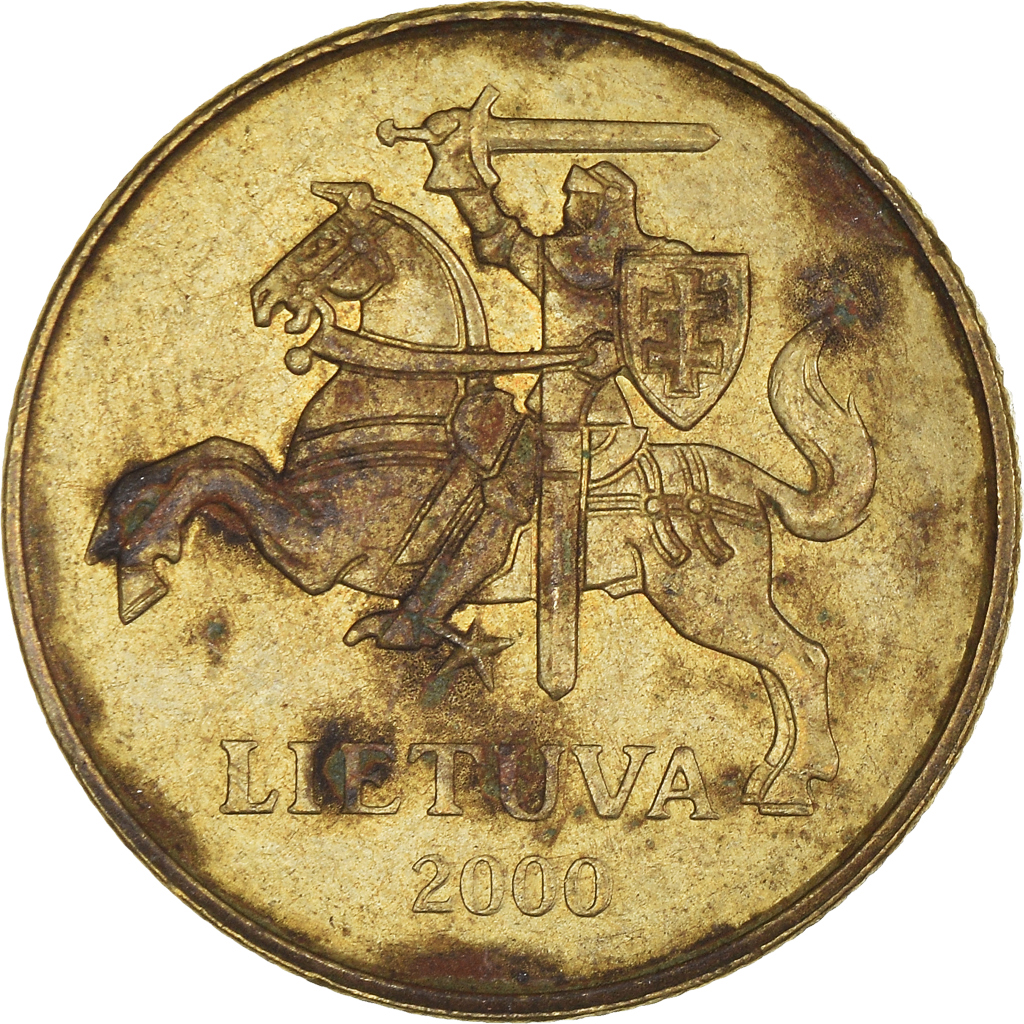Moneda, Lituania, 50 Centu, 2000