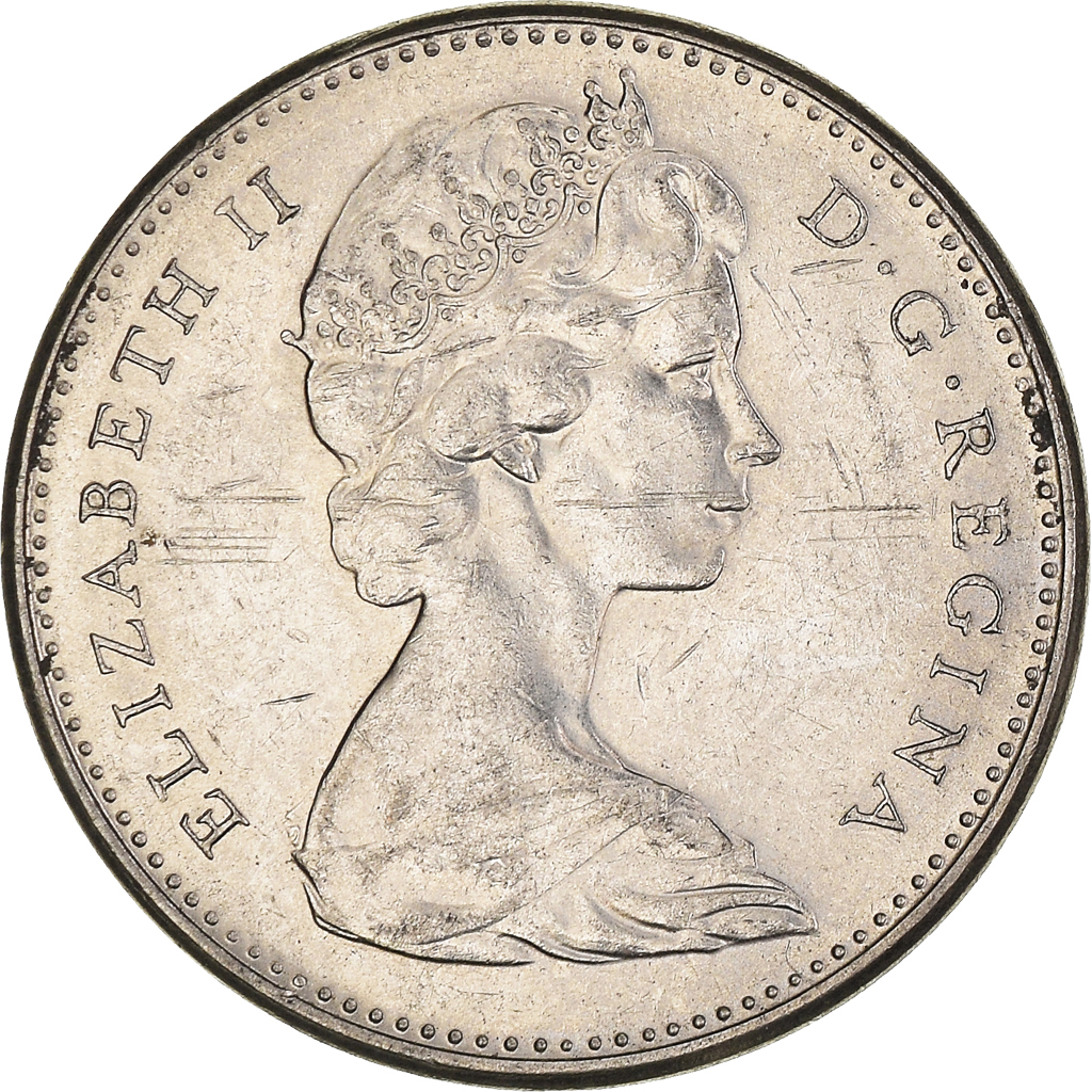 Moneda, Canadá, 5 Cents, 1969