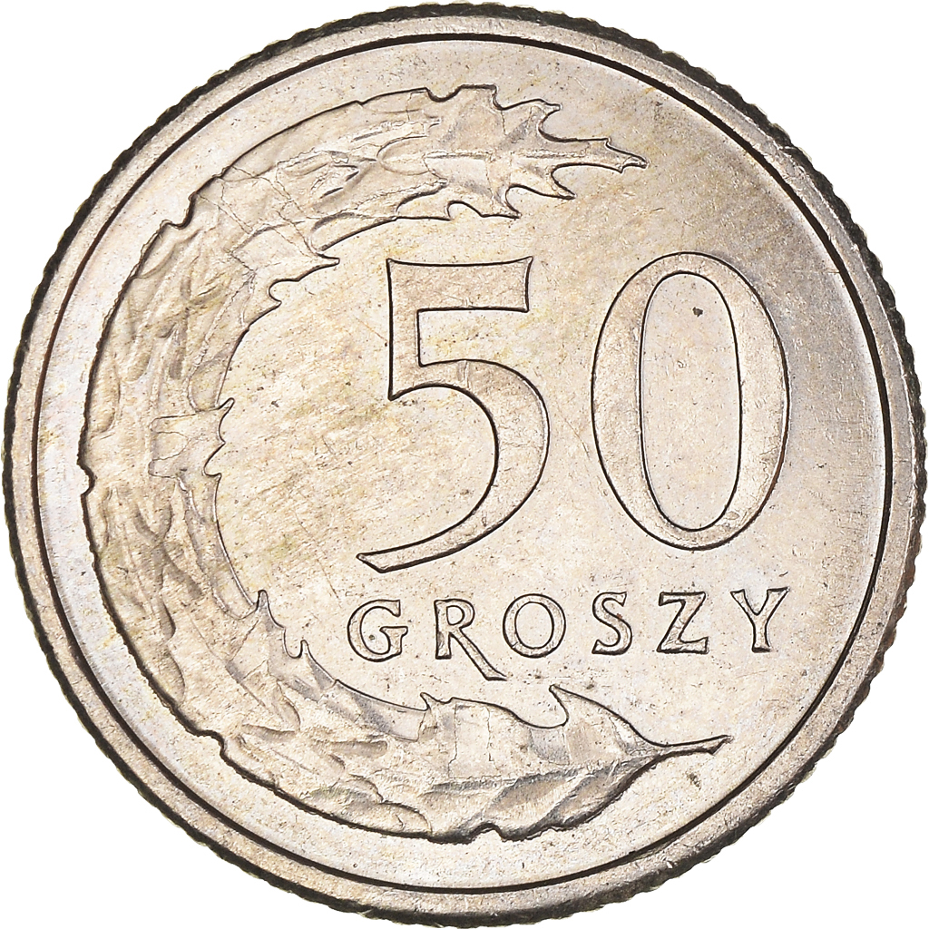 Coin, Poland, 50 Groszy, 2012