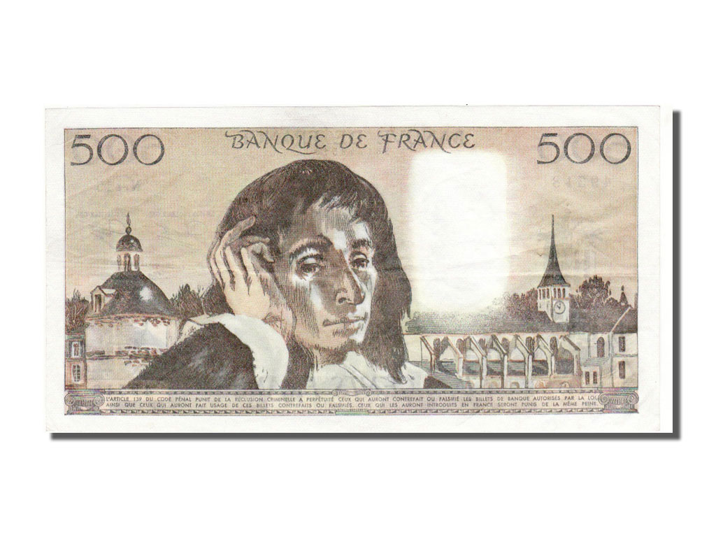 Banknote, France, 500 Francs, 500 F 1968-1993 ''Pascal'', 1981, 1981-07-02