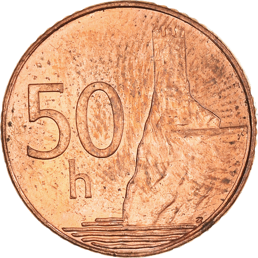 Moneda, Eslovaquia, 50 Halierov, 2007