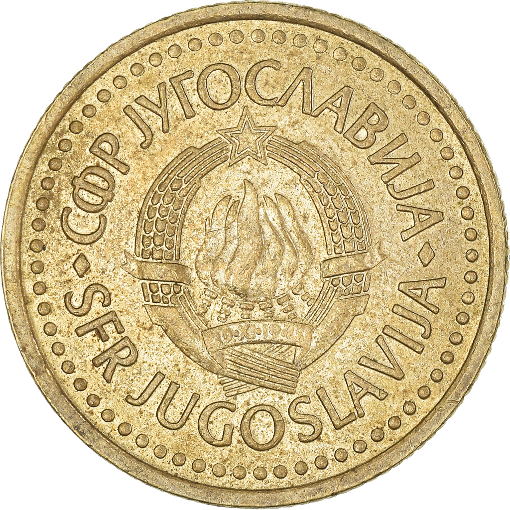 Moneda, Yugoslavia, 2 Dinara, 1982