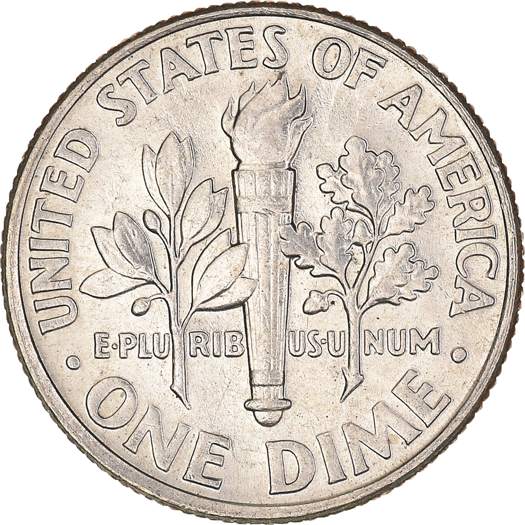 Moneda, Estados Unidos, Dime, 2005