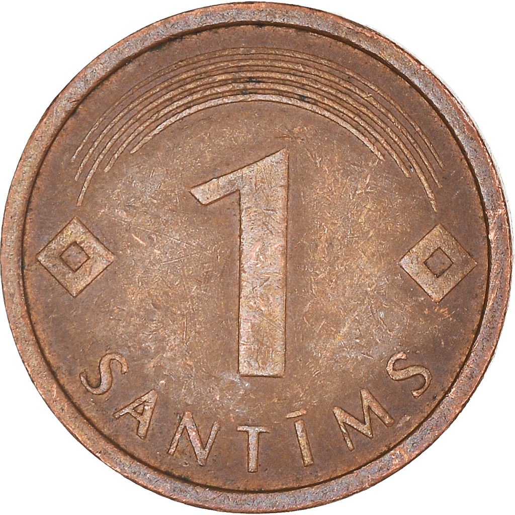 Moneda, Letonia, Santims, 2005