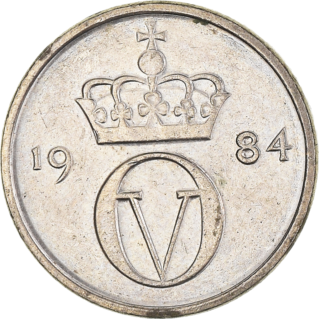 Moneda, Noruega, 10 Öre, 1984