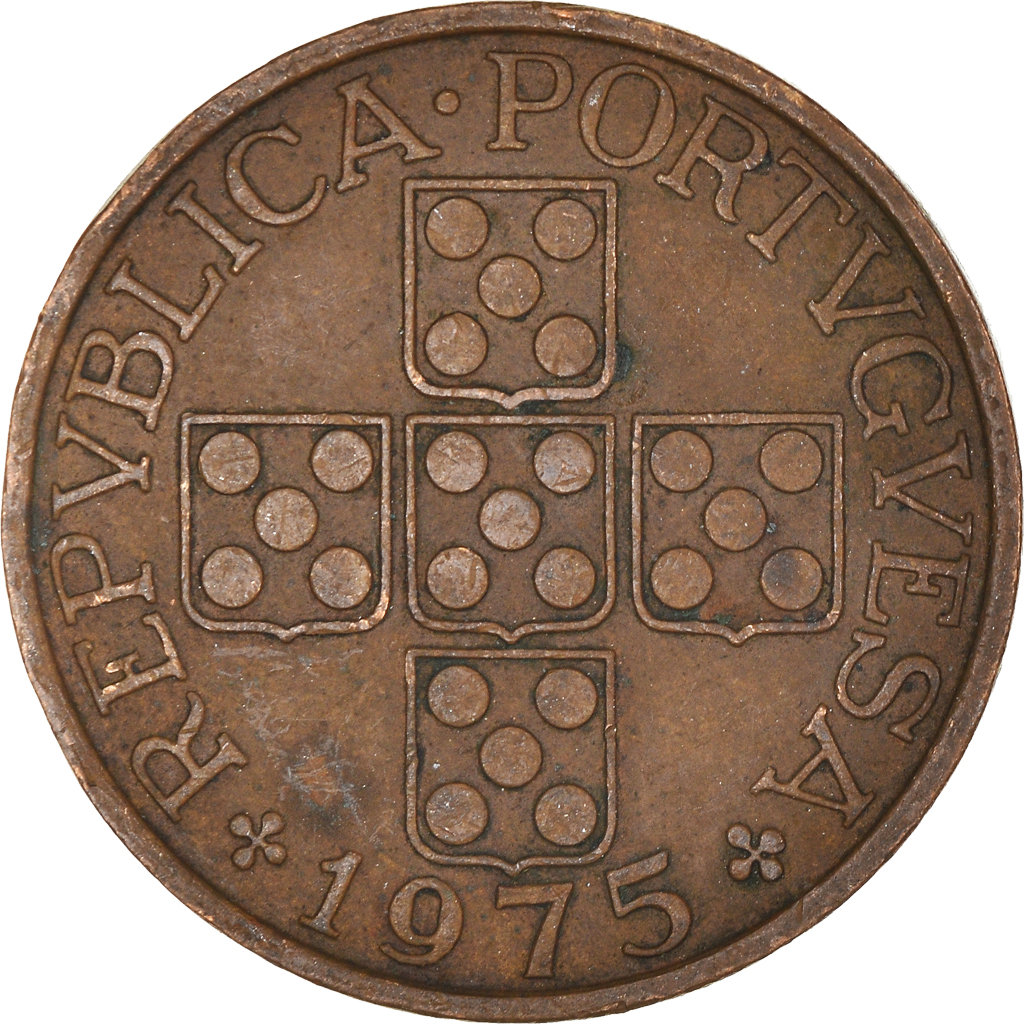 Moneda, Portugal, Escudo, 1975