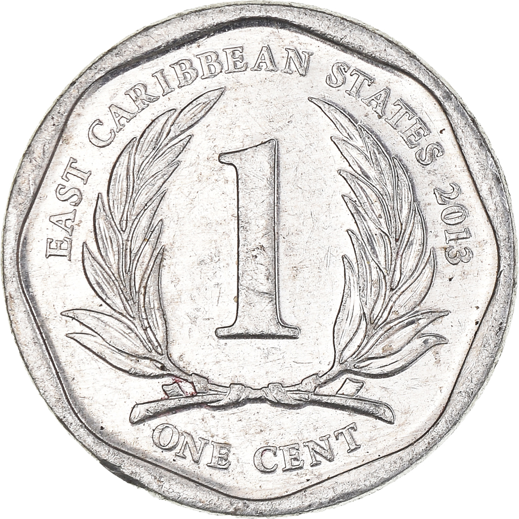 Moneda, Estados del Caribe Oriental , Cent, 2013