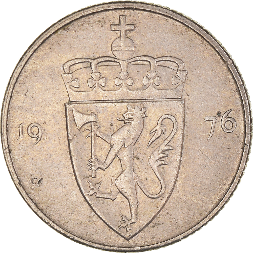 Moneda, Noruega, 50 Öre, 1976
