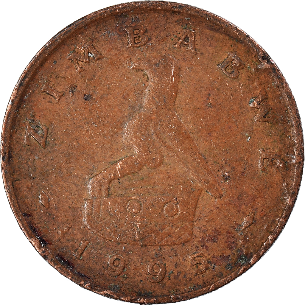 Moneda, Zimbabue, Cent, 1995