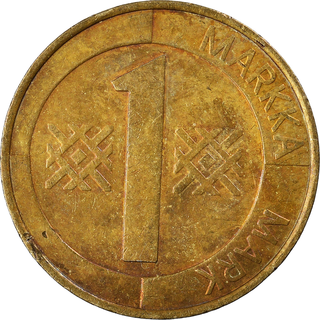 Moneda, Finlandia, Markka, 1998