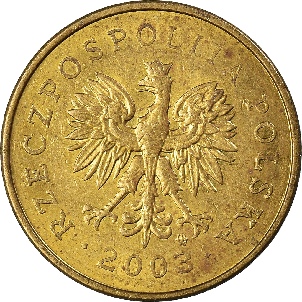Moneda, Polonia, 2 Grosze, 2003