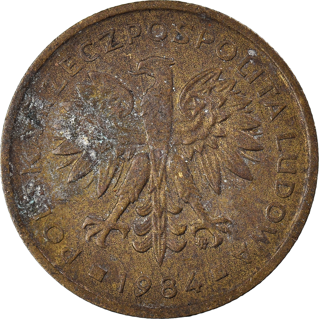 Moneda, Polonia, 2 Zlote, 1984