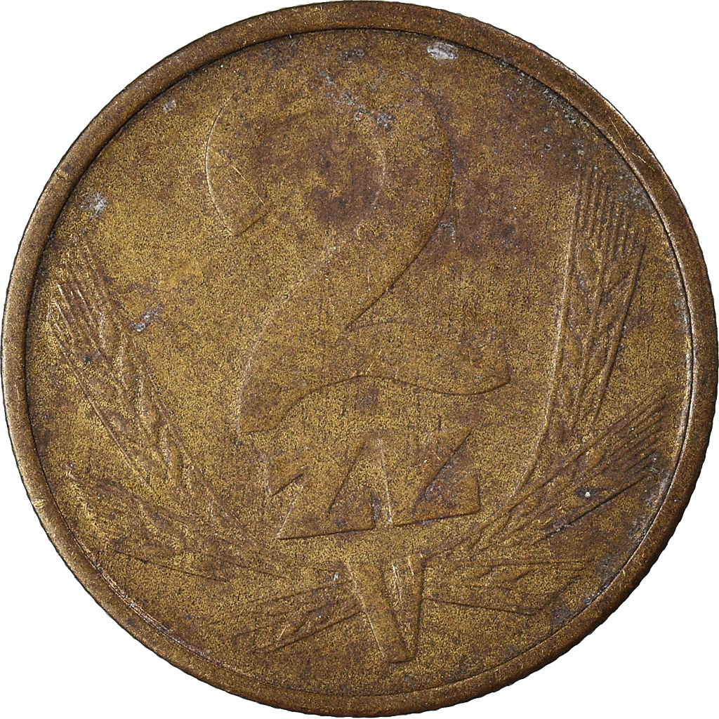 Moneda, Polonia, 2 Zlote, 1984