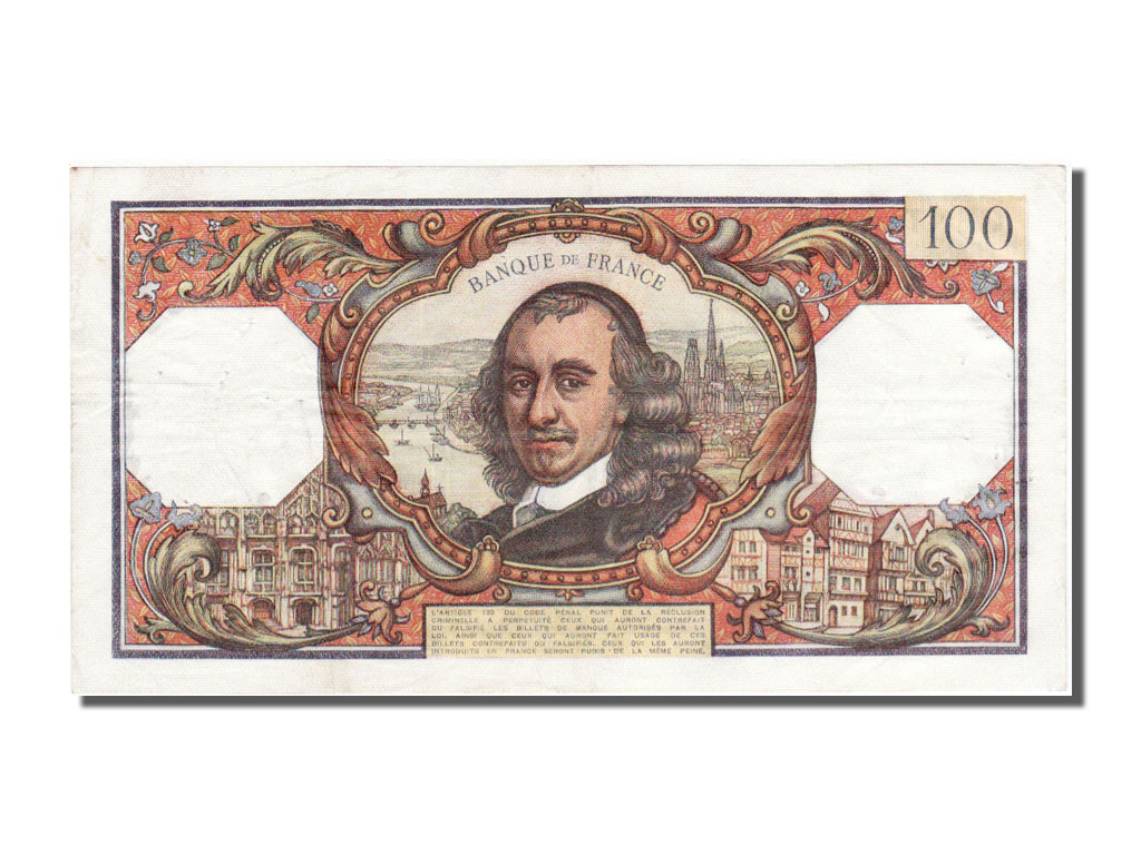 Banknote, France, 100 Francs, 100 F 1964-1979 ''Corneille'', 1968, 1968-11-07
