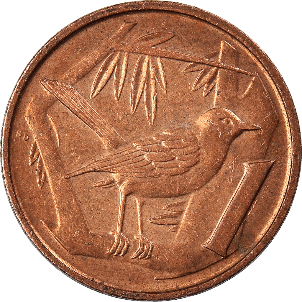 Moneda, Islas Caimán, Cent, 2008