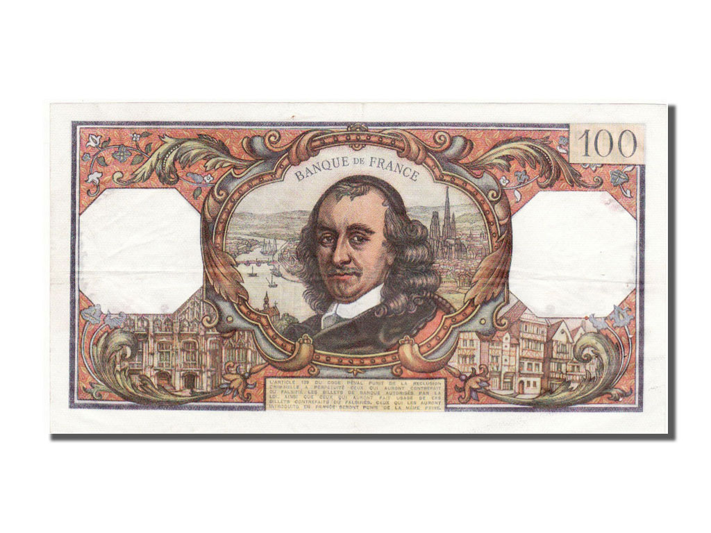 Banknote, France, 100 Francs, 100 F 1964-1979 ''Corneille'', 1971, 1971-02-04