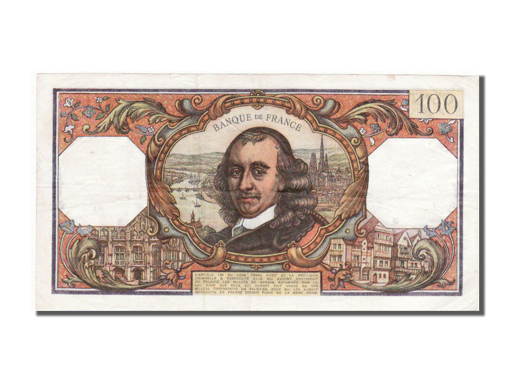 Banknote, France, 100 Francs, 100 F 1964-1979 ''Corneille'', 1971, 1971-04-01