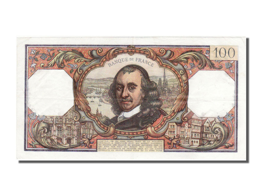 Banknote, France, 100 Francs, 100 F 1964-1979 ''Corneille'', 1971, 1971-07-01