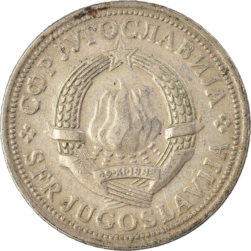 Moneda, Yugoslavia, 2 Dinara, 1974