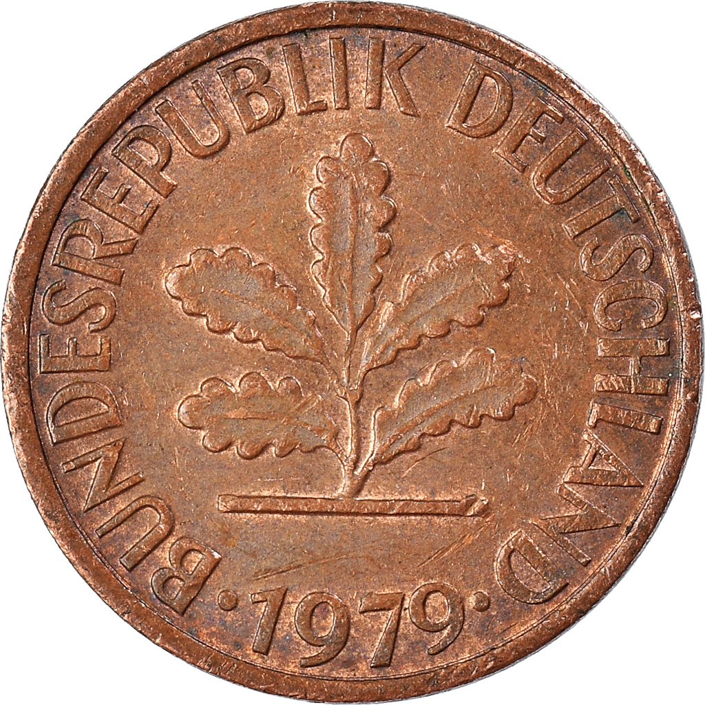 Coin, GERMANY - FEDERAL REPUBLIC, Pfennig, 1979