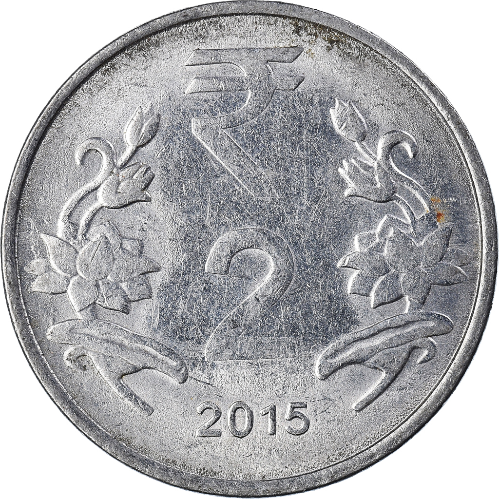 Coin, INDIA-REPUBLIC, 2 Rupees, 2015