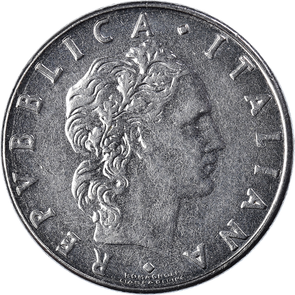 Coin, Italy, 50 Lire, 1987