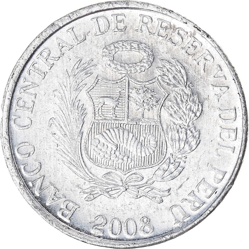 Coin, Peru, Centimo, 2008