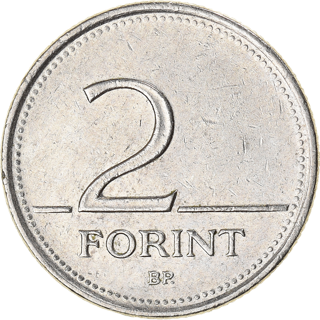 Moneda, Hungría, 2 Forint, 1999