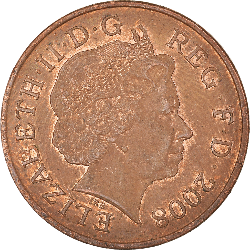 Moneda, Gran Bretaña, 2 Pence, 2008