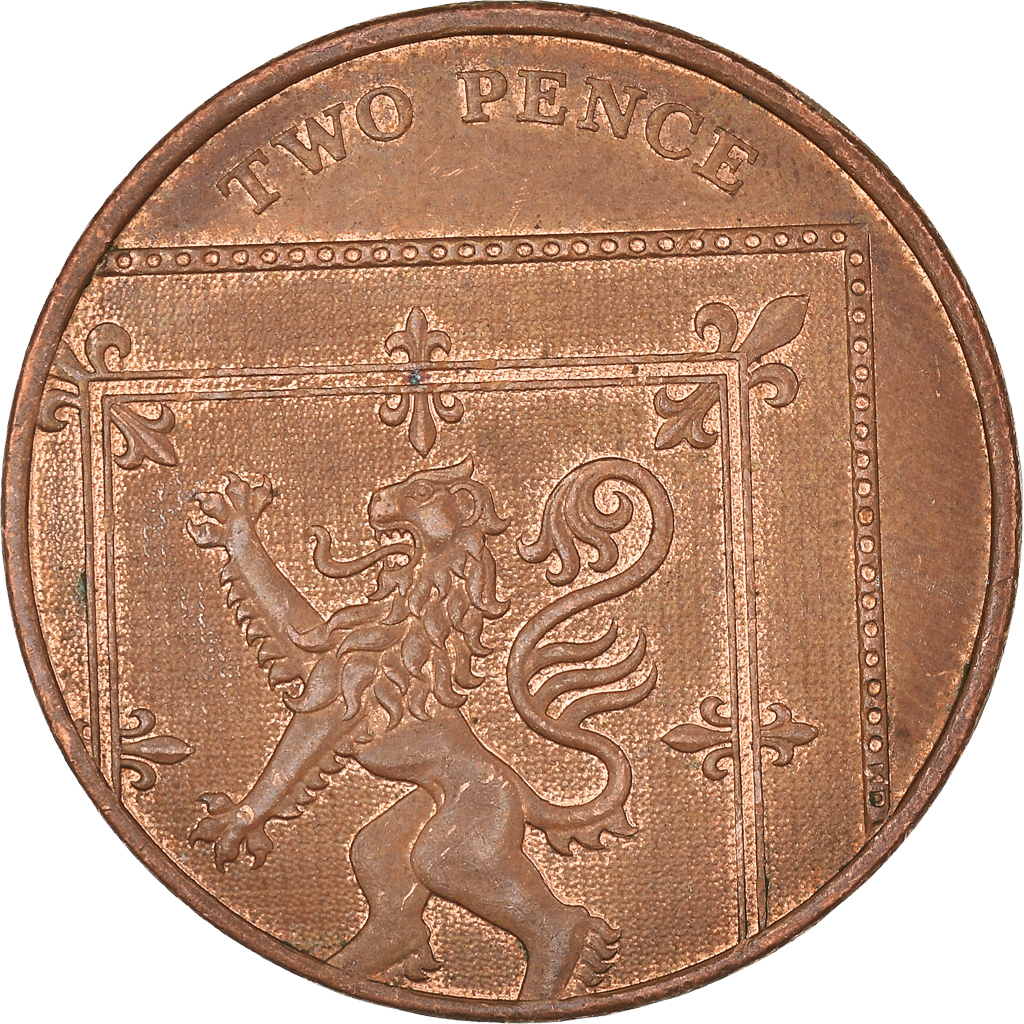 Moneda, Gran Bretaña, 2 Pence, 2008