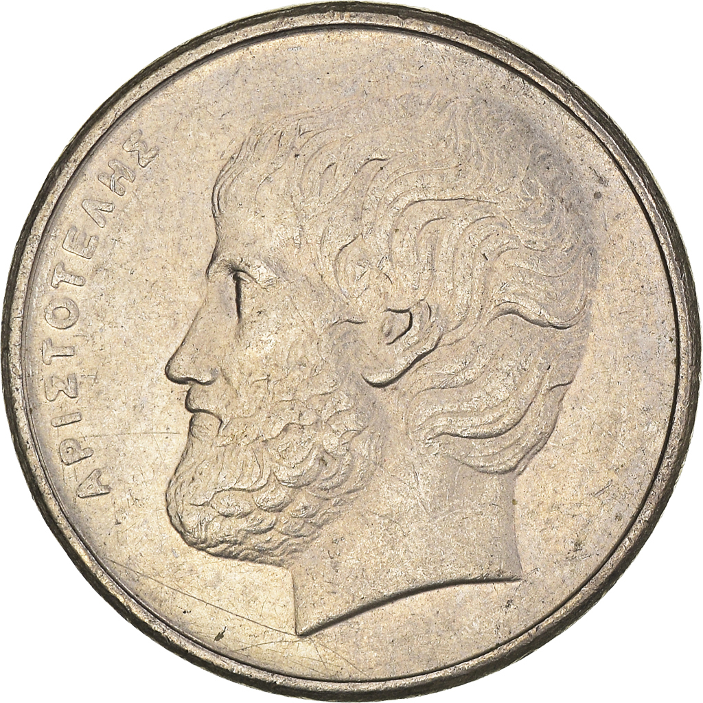 Moneda, Grecia, 5 Drachmes, 1992