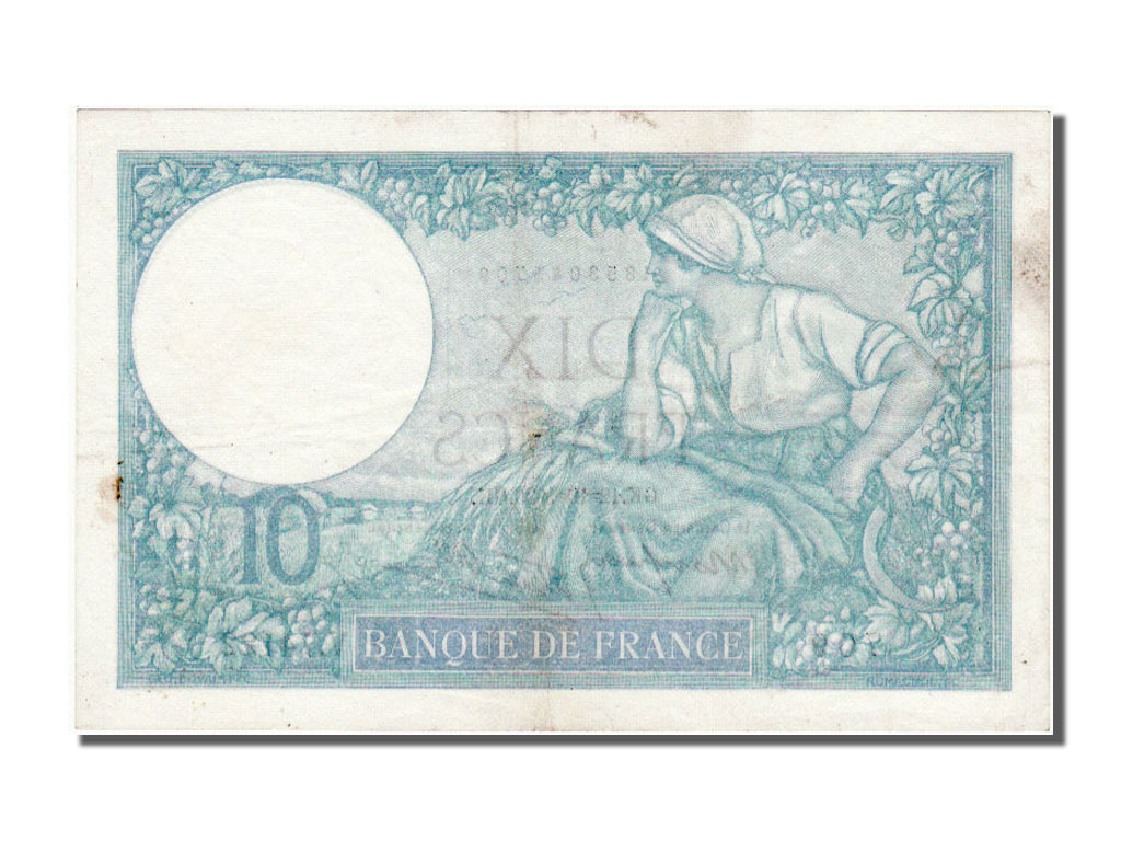 Banknote, France, 10 Francs, 10 F 1916-1942 ''Minerve'', 1939, 1939-10-12