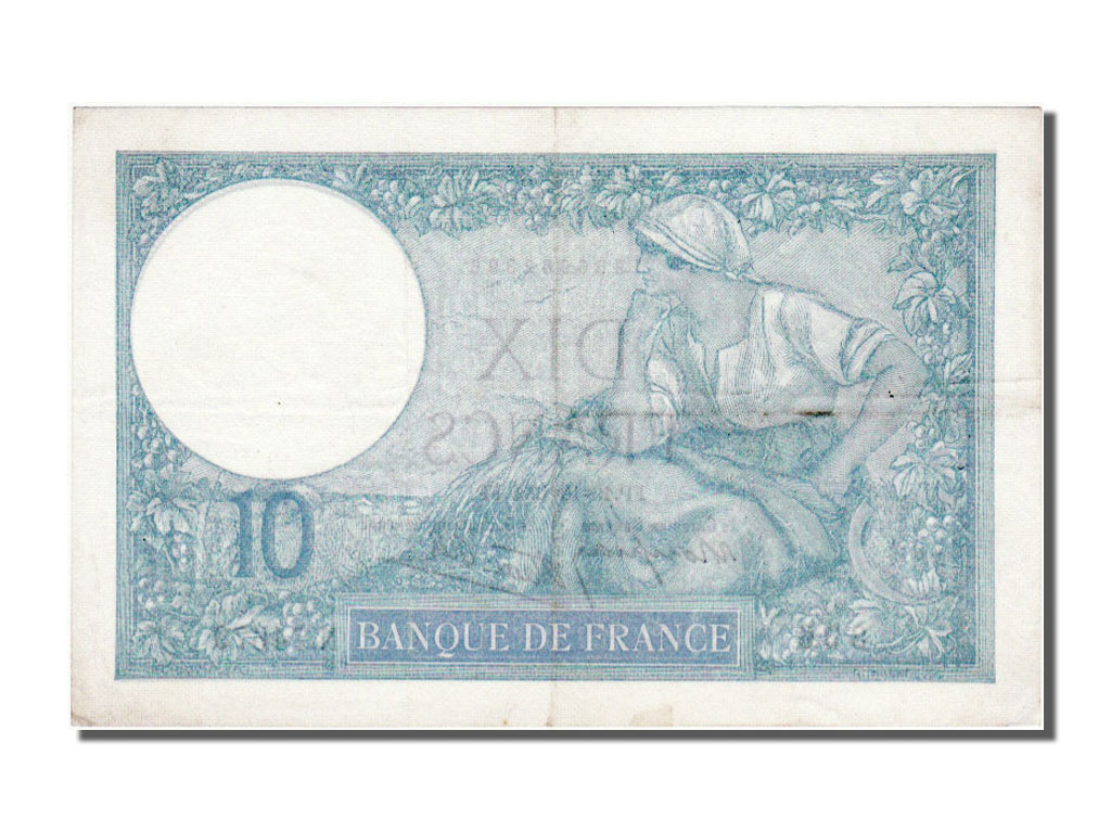 Banknote, France, 10 Francs, 10 F 1916-1942 ''Minerve'', 1939, 1939-10-19